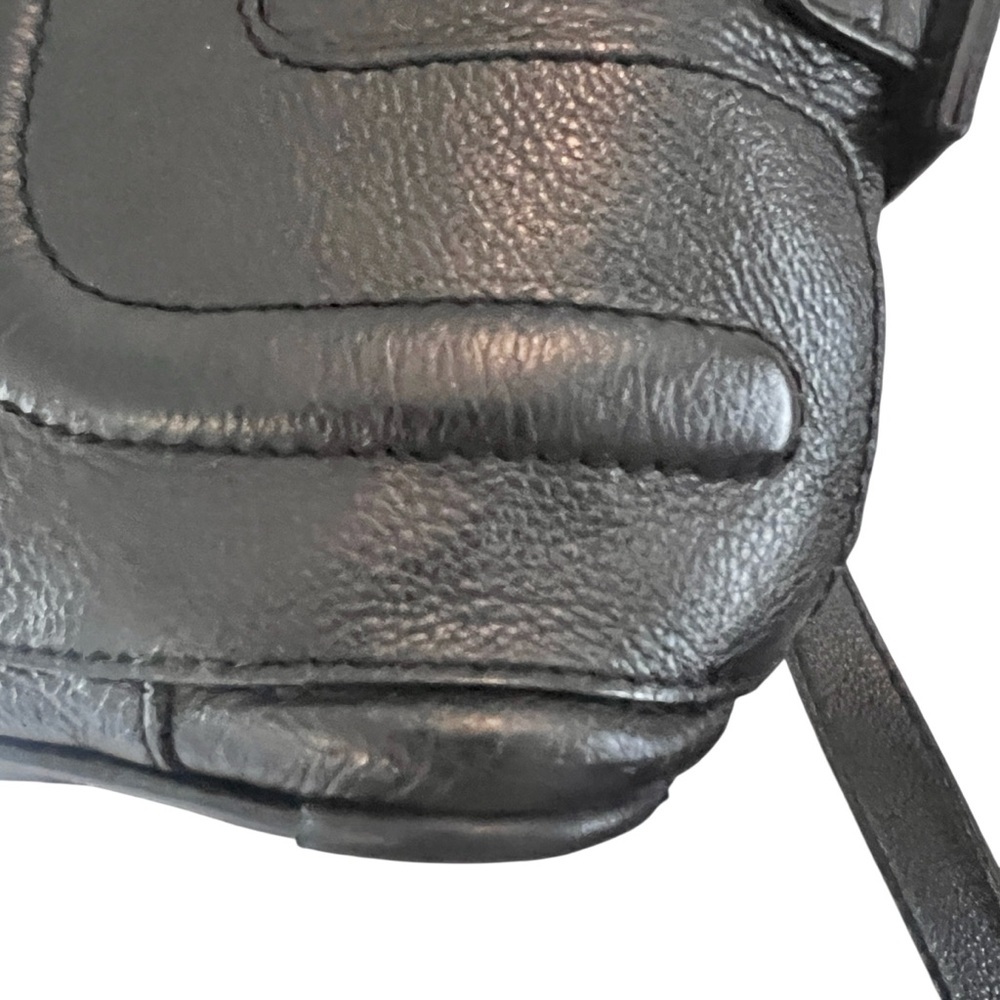 SEE BY CHLOE Kay Black Leather Satchel Crossbody Bag Designer Style Handbag - Picture 4 of 10